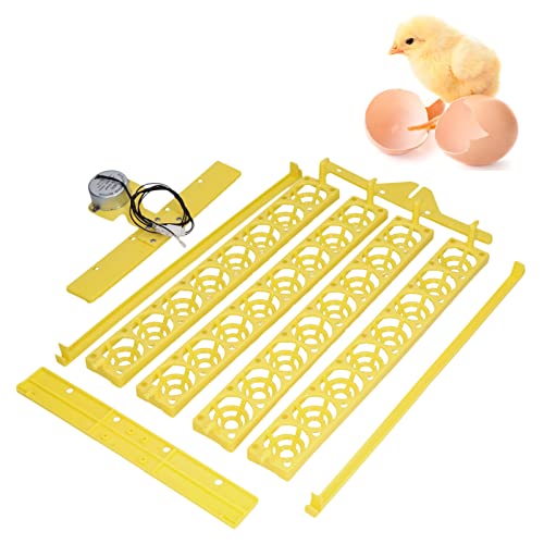 Eierbrutkasten aus Kunststoff, Automatischer Eierwender 32 Eier für Vögel für Gänse für Hühner (220V)