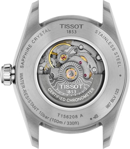 Image of Tissot Ballade Powermatic 48 COSC 30mm, Swiss Automatic Watch for Women, Stainless Steel Case, Blue Dial, T1562081135300