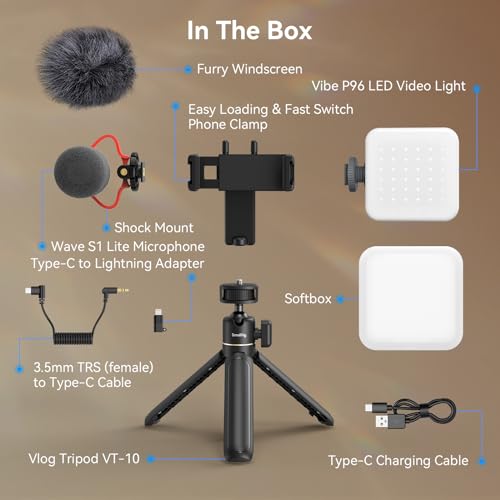 Kit de Vlogging SMALLRIG VK-50 con Trípode y Accesorios - Fernando Cortés