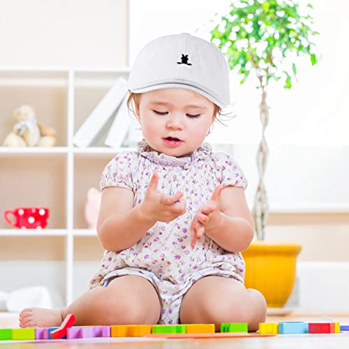 LUOZZY Boné de boina de bebê listrado listrado chapéu de boina de coelho para crianças boné de motor