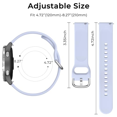 Image of Tobfit 18mm Silicone Watch Strap Compatible for Titan, Timex, Casio, Sonata,HMT etc,Quick Release Sport Loop Colorful Strap