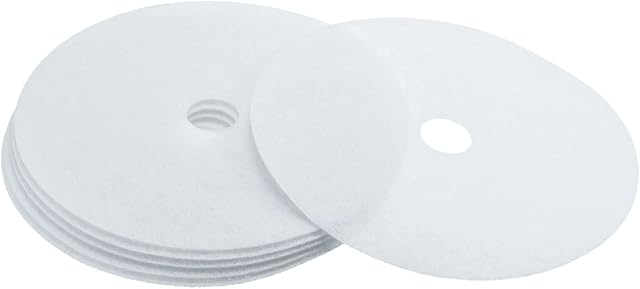 MECCANIXITY Universal Cloth Dryer Exhaust Filter, Cotton 235x31mm White for Clothes Dryer Filter Replacement Pack of 6