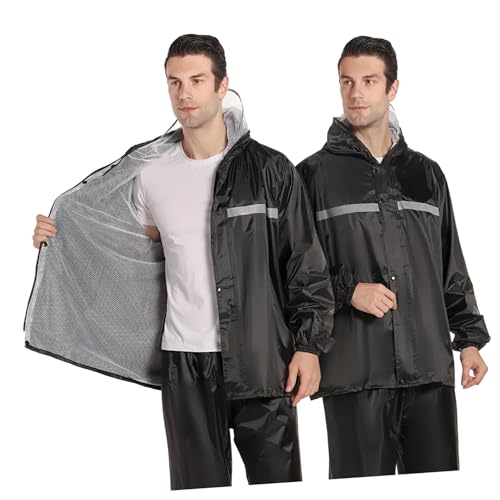 Ponchos chaqueta de lluvia para hombres activos en días de acampada o senderismo
