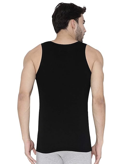 Image of THE ARCHER Men's Cotton Printed Regular Fit Vest (Pack of 3)