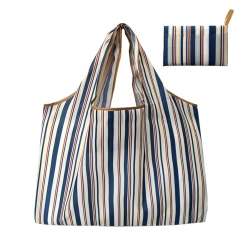 EJRUP Bolsa de la Compra Plegable Grande, Bolsa de la Compra Reutilizable, Shopping Bag, Bolsas de Compra Supermercado, Estable, Lavable, Resistente, Ecológica, 40 X 66 cm