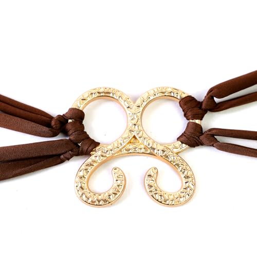 SV SENVAN Renaissance Women Belt – Minimalist Abstract Buckle, Adjustable Design, Boho Outfits Costume & Medieval Robes Accessory2