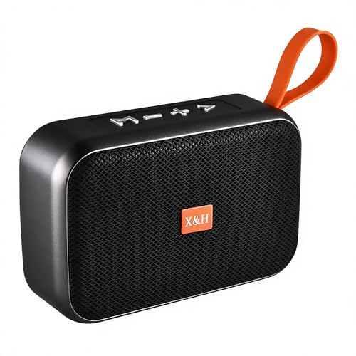 Xjahwr Portable Bluetooth Speakers, Wireless Bluetooth Speaker, Deep Bass, Outdoor Speakers with Handle, Supports TF Card for Outdoor