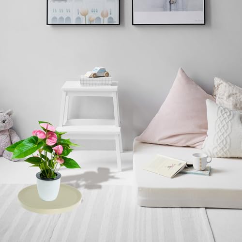 Plateau à plantes roulant plastique robuste support pot fleur - 7