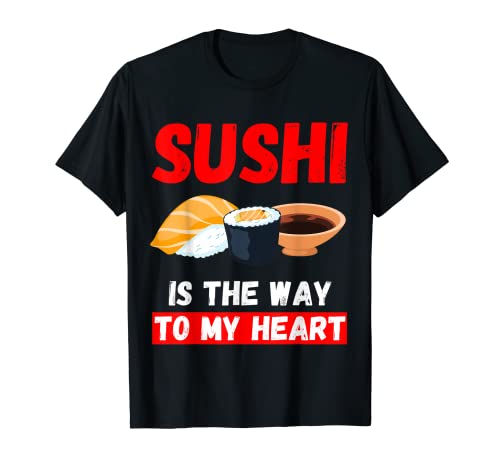 Camiseta para hombre Maki Miso Japan Wasabi Nigiri Fish Camiseta