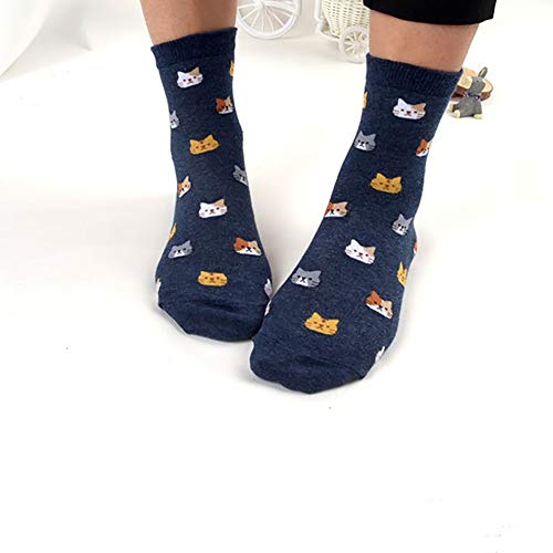 Image of Cute Animal Design Women's Socks Casual Cotton Crew Novelty Socks