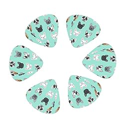 Ensemble de 12 médiators de guitare bouledogue français pour guitare acoustique, guitare électrique, contrebasse… - Les Beatles, Paul McCartney, John Lennon, RIngo Starr, George Harrison Ensemble de 12 médiators de guitare bouledogue français pour guitare acoustique, guitare électrique, contrebasse… – Image 2
