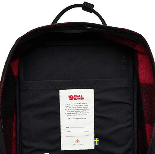 Fjällräven 15" Kånken Re-Wool Laptop Red/Black One Size4