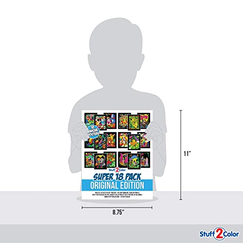 Stuff2Color Super Pack Of 18 Fuzzy Velvet 8X10 Inch Posters (Original Edition)