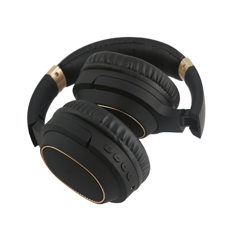 Pii Tech GlowStrike Bluetooth Headphones w/RGB LED Lights, 40mm Dynamic Driver, 200 hrs Standby & 24 hrs Playback*, Intelligent Noise Reduction, BT v5.3+EDR for no lag Music/Gaming Easy Access (Black)-image-46