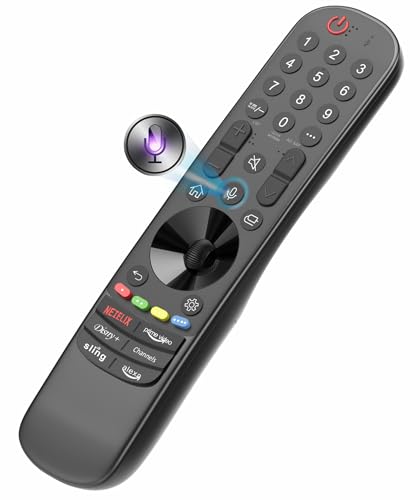 Magic Remote for LG Remote Control for Smart TV 2025-2018 with Pointer, Voice Control, Bluetooth, for MR25, MR24, 23, 22, 21,20,19,18 GA/GN, Alexa. 1-Year Warranty