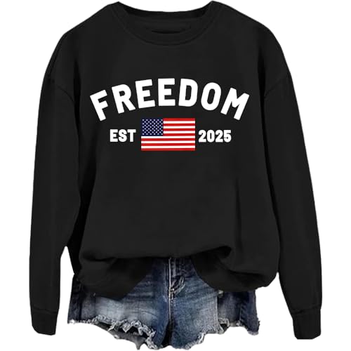 Freedom Sweatshirt & Hoodie Freedom White Shirts Unisex