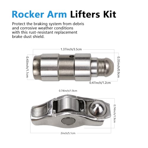Image of 24Pcs Rocker Arm Lifters Kit Compatible with Chrysler Jeep Grand Cherokee Dodge Charger Ram 1500 3.6L Pentastar 2011-2021 Replaces 5184296AH 5184332AA