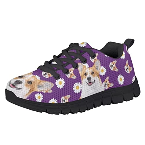 Pinupub 2023 Fashion Sneakers for Kids Boys Girls Animals Print Casual Lace-up Sports Shoes