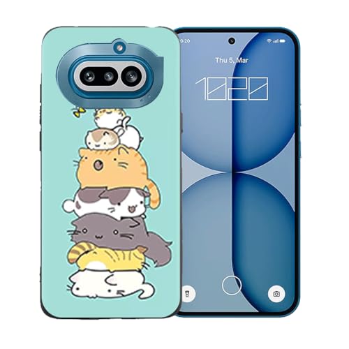 LCEHTOGYE �K�p Nothing Phone 4A�p�P�[�X�A�K�p Nothing Phone 4A (6,78")�ƌ݊����̂��钴���^�u���b�N�\�t�gTPU�V���R���Q���P�[�X�ی�J�o�[ - LLM39
