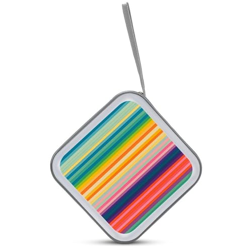 Pochette CD DVD 40 compartiments en plastique rigide multicolore - 3
