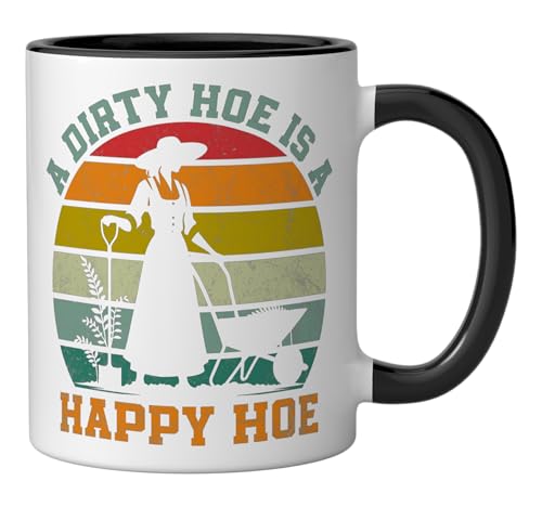 Taza de cerámica con diseño divertido para jardineros miniatura 2