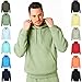 Price comparison product image RIPT RCSWT763 Men's Hooded Soft Touch Loungewear Hoodie Sweatshirt Top, Khaki, L