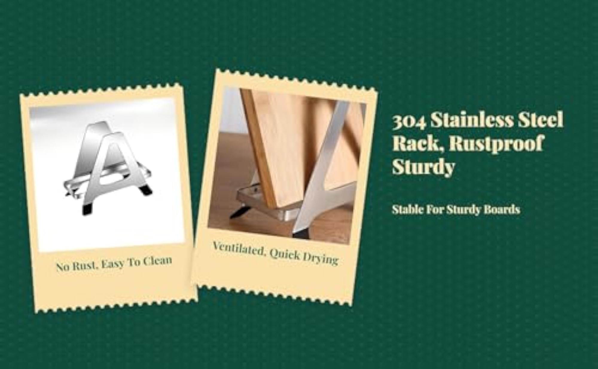 Stainless Steel Cutting Board Rack, Kitchen Storage Holder
