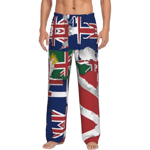 Pantalon de pyjama léger homme îles Turques et Caïques Map03
