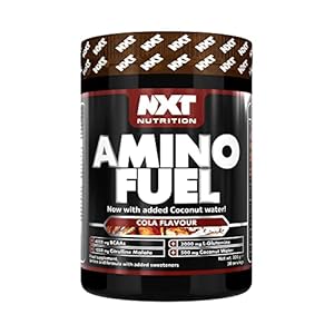 NXT Nutrition Amino Fuel Energy Drink | BCAAs Amino Acids with Beta Alanine, Vitamin D3 and Citrulline Malate – for Performance, Endurance and Energy Support | (Cola)
