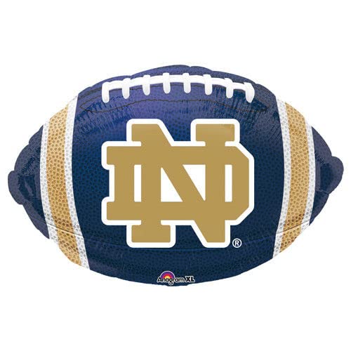 Mayflower Products 17" Anagram University Of Notre Dame Junior Shape Foil Balloon, Multicolor