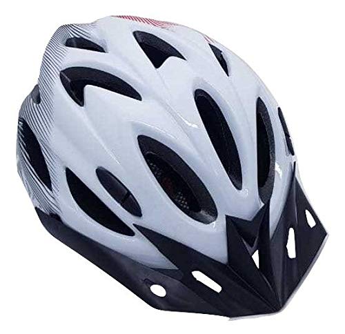 Capacete Ciclismo Tsw Raptor 2019 Com Sinalizador Led Branco/cinza/vermelho