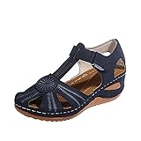 Sandals for Women Casual Summer Closed Toe Sandals Hoop and Hook Sneaker Sandals for Women Wedges...