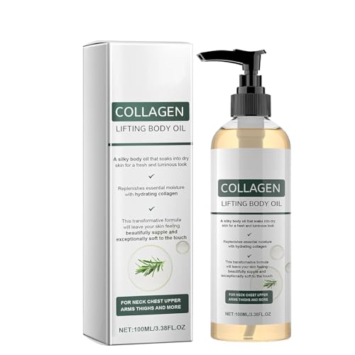 MOYEE Collagen Lifting Body Oil 2026 New Hydrating Collagen Oil for Body After Shower Moisturizing Oil for Women and Men 3.8 Fl Oz (1 Pc)