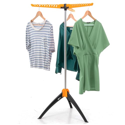art moon ELM Clothes Drying Rack with 3 Arms for 63 Clothes Hange...