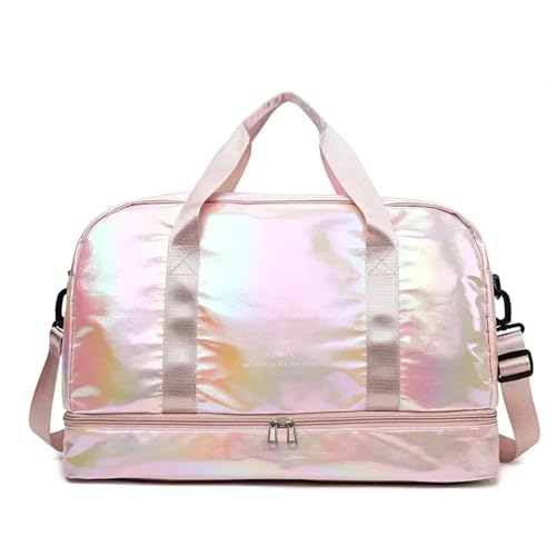 Sac de voyage élégant rose, l'accessoire bien-être pour le yoga et le sport