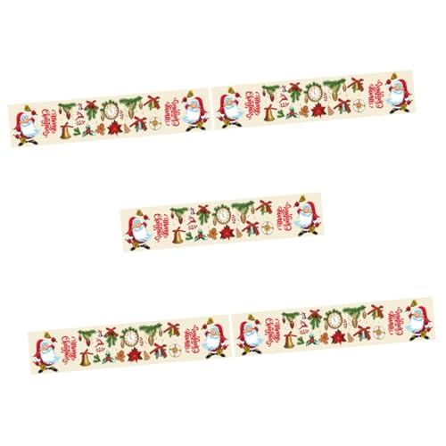 Chemin de table de Noël Cabilock déco table à manger lot de 5 pièces