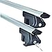 Produktbild Dachgepäckträger Auto - Dachträger Universal VDP Trax XL | Auto Dachträger offene Reling | Dachträger für Reling abschließbar | Aluminium Grundträger Dachreling bis 90kg - 135 cm Länge