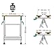 wolfcraft Master 200 Spann- und Arbeitstisch 6177000 - klappbar/Universell einsetzbarer & robuster Werktisch/Ideal für Heim- und Handwerker
