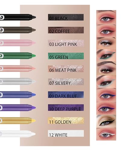 Delineador de Gel Nude Beige Shimmer Waterproof miniatura 3