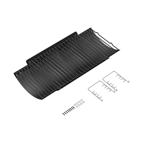LSBABQ 23 to 34 Adjustable Ash Pan for Charcoal Grill Chargriller 1224 1324 2121 2222 2123 Oklahoma Joe Charcoal Grill Royal Gourmet Ash Pan with 2PC Fire Grate Hanger