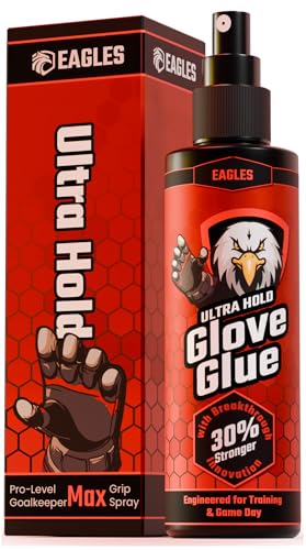 EAGLES Football Glove Grip Spray, Restores Stickiness to Your Gloves - Goalkeeper Glove Grip Spray -...