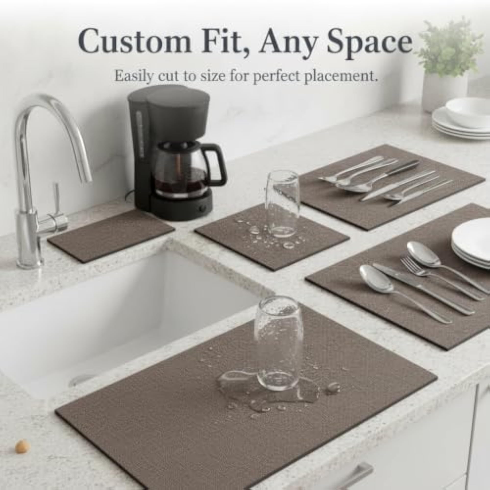 Diatomite Kitchen Counter Mat 40x60cm