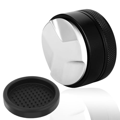 Los 10 mejores niveladores 51 mm Distribuidor Café Distribuye Nivelador Café - 51mm Herramienta Uniforme para Distribuir Polvo de Café - Nivelador de Café de Altura Ajustable para el Hogar Cafés Bar Oficina Restaurantes Barista