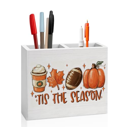 Fall-themed pen holder