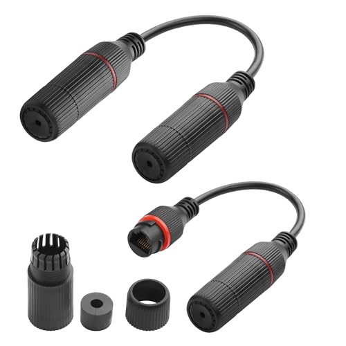 Conector Acoplador RJ45 Impermeable IP67 para Cable Ethernet miniatura 1