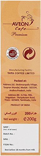 Image of Aveon Cafe Premium Instant Coffee 200g Rich & Smooth Blend of Arabica & Robusta | Finely Agglomerated for Bold Aroma & Flavor (Pack of 2)
