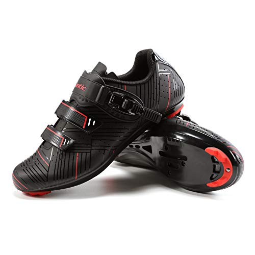 Santic - Santic Cycling Shoes Road Bike Shoes Unisex Men's or Women's Road Cycling Riding Shoes Bike Shoes with Buckle- Roadway - -20%