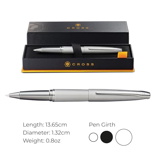 Cross 885-46 Atx Refillable Gel Ink Rollerball Pen, Medium Rollerball, Includes Premium Gift Box - Titanium Grey thumb #3