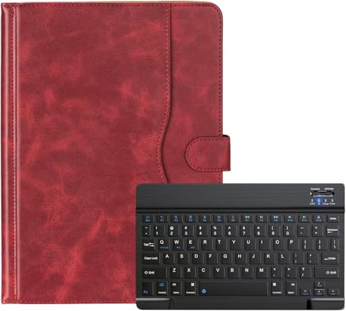 For Alphawolf LPad3A 11�C���` �^�u���b�g�P�[�X 9�`11�C���S�@��ėp �Ɨ��^Bluetooth�L�[�{�[�h�t�� ����PU���U�[ �_��TPU�t�b�N&�e���x���g�l���Œ� 360�x��]�\ �X�^���h�@�\�t�� 3�i�K�p�x���� �ϏՌ� �^�u��