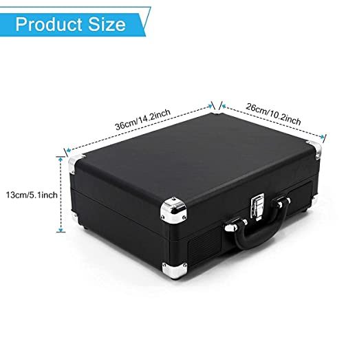 Tourne-Disque Valise, Platine Vinyle Bluetooth avec Haut-parleurs stéréo intégrés, Lecteur Vinyle 3 Vitesses, Su Chaque… - Les Beatles, Paul McCartney, John Lennon, RIngo Starr, George Harrison Tourne-Disque Valise, Platine Vinyle Bluetooth avec Haut-parleurs stéréo intégrés, Lecteur Vinyle 3 Vitesses, Su Chaque… – Image 5